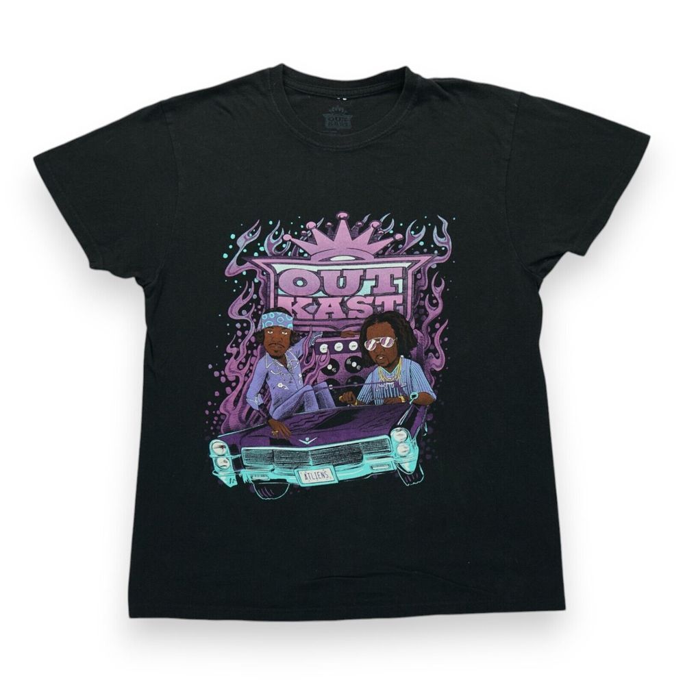 OUTKAST ALIENS HIP HOP MUSIC CONCERT TOUR TEE T SHIRT MENS LARGE